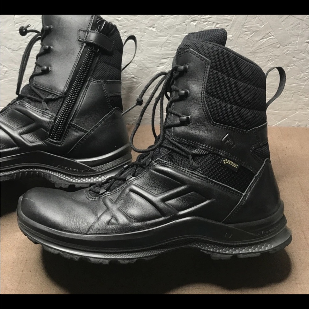 No Inserts Haix Black Eagle Tactical 2.0 GTX Men's Boots Side Zip Black Size 10M - Picture 3 of 16